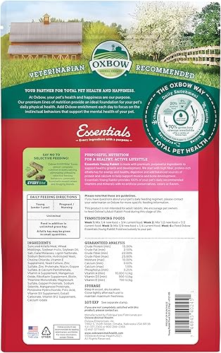Miniatura 43 de Oxbow Animal Health Essentials - Alimento para conejos senior, 8 libras