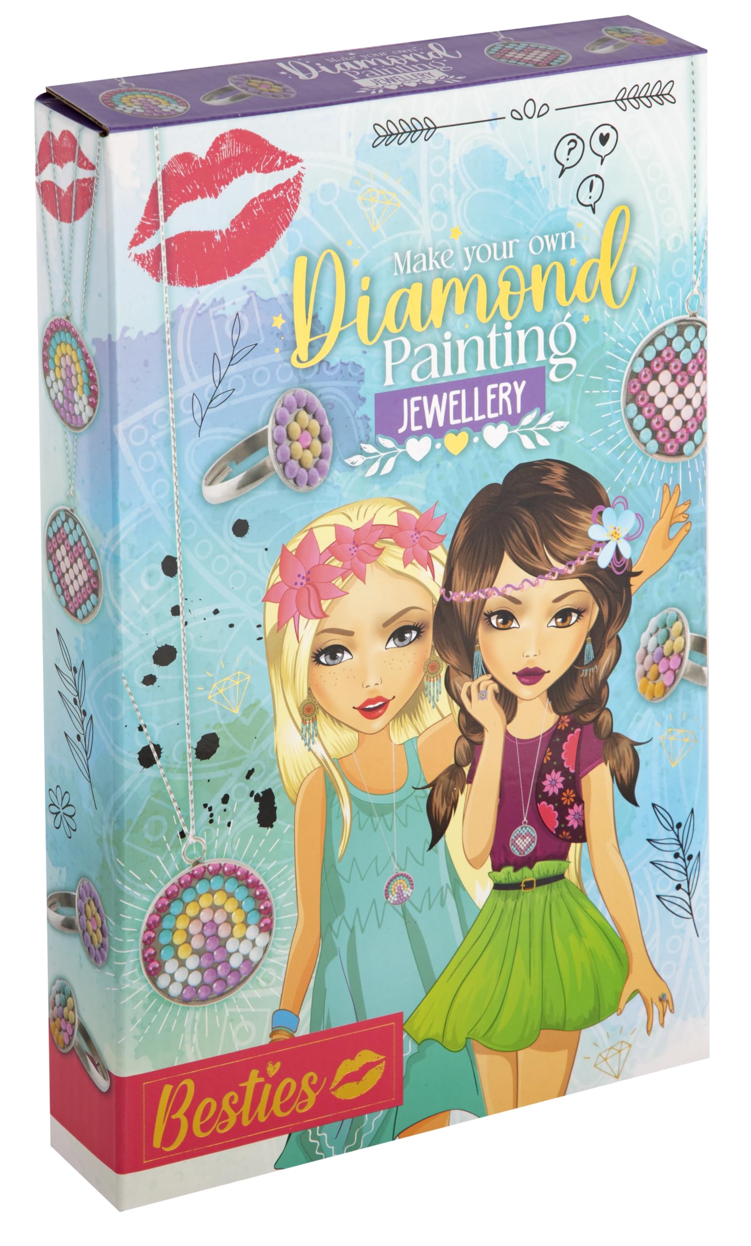 Besties Diamond Painting Jewellery Set