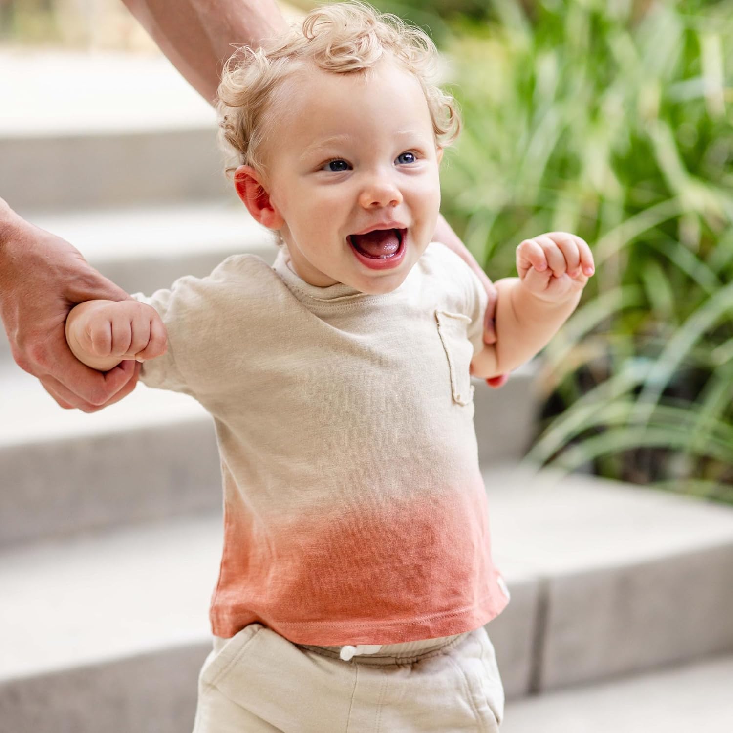 Burt's Bees Baby Baby Boys' Shirt and Pant Set, Top & Bottom Outfit Bundle, 100% Organic Cotton - Image 3