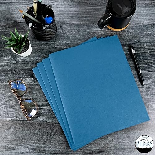 Vista 30 de File-EZ - Carpetas de dos bolsillos, Rojo