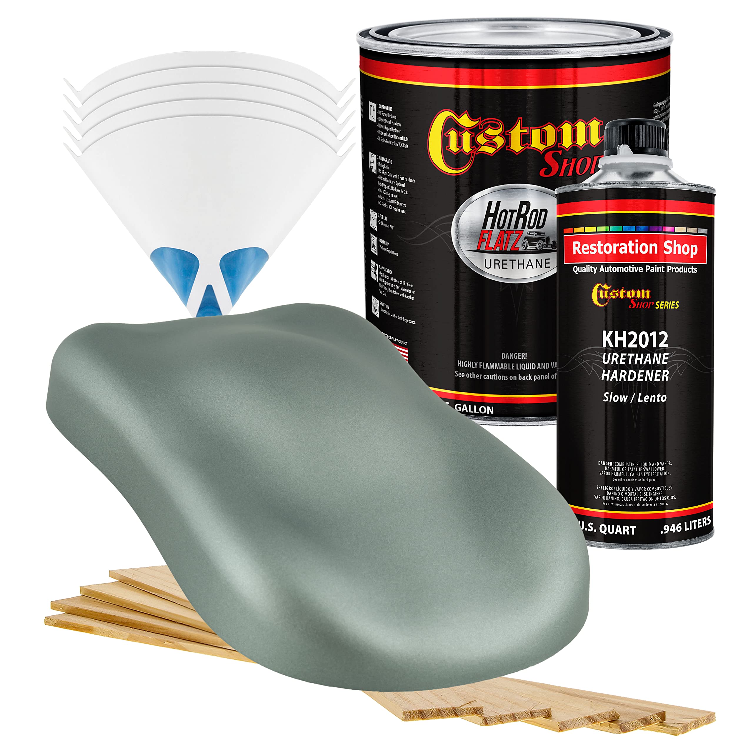 Restoration Shop Gunmetal Grey Metallic Acrylic Enamel Auto Paint