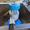 1KW Micro Hydroelectric Generator 220V Hydro Generator Water Turbine 3500RPM Portable Micro Hydro Turbine For Outdoor Use Portable Water Turbine Generator For Lighting, Charging,1000W,220V