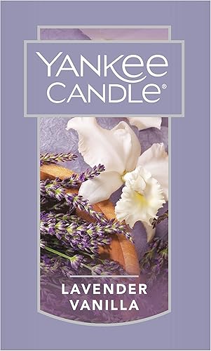 Yankee Candle Sage & Citrus Scented, Classic 22oz Large Jar Single Wick Candle, Over 110 Hours of Burn Time, Ideal for Home Decor and Gifts(Lavender Vanilla,Classic Large Jar)