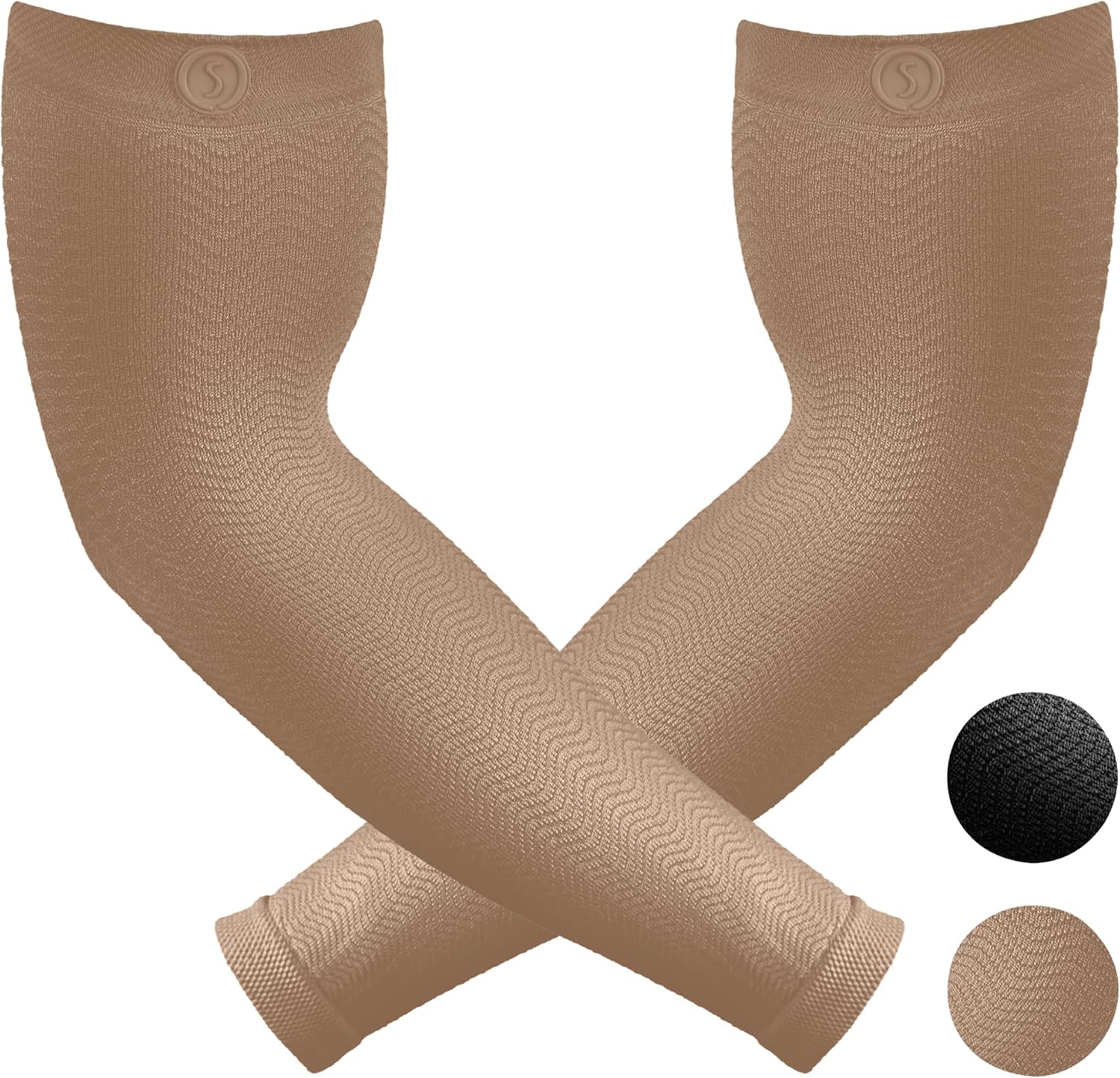 Symbiot™ S1 Arm Sleeves - Modern Arm Covers for Men & Women - Compression Sleeves, Medical, Fitness, Training, Formal/Fashion