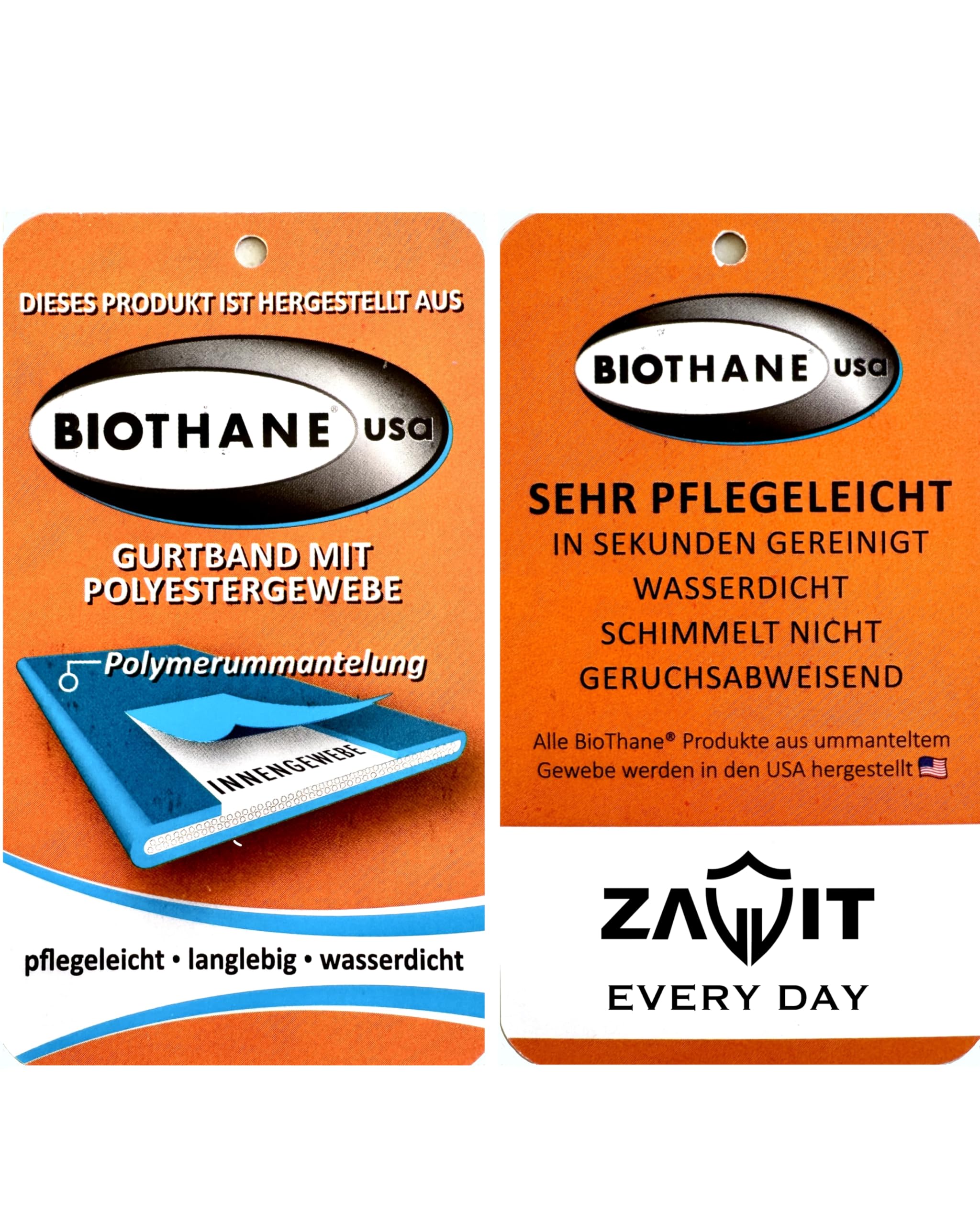 Biothane Zügel – Geschlossene Zügel mit Schnalle. 2,84m lang! Flacher, pflegeleichter BioThane Zügel für Training und Ausritte