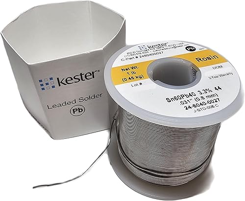 Miniatura 3 de KESTER SOLDER 32117 24-6040-0027 60/40 soporte, 0.031 pulgadas de diámetro, "44", 1.5" B ((0.031" diámetro, "44", 1.5"), paquete de 5