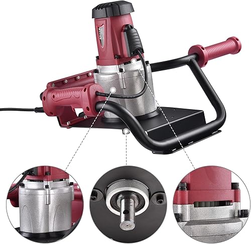 Miniatura 11 de YesHom 1500W Eléctrica 1-Man Post Hole Digger con broca de tierra de 6 pulgadas taladro 2HP Powerhead para la excavación de suelo de la planta