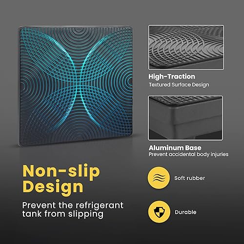 Miniatura 5 de VIVOHOME Báscula de freón digital electrónica de alta precisión mejorada de 220 libras de peso de carga de refrigerante con funda, 4 opciones de