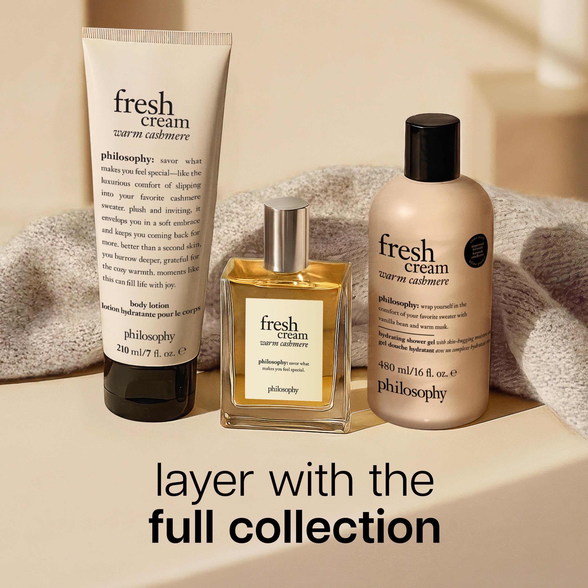 philosophy fresh cream warm cashmere hydrating shower gel