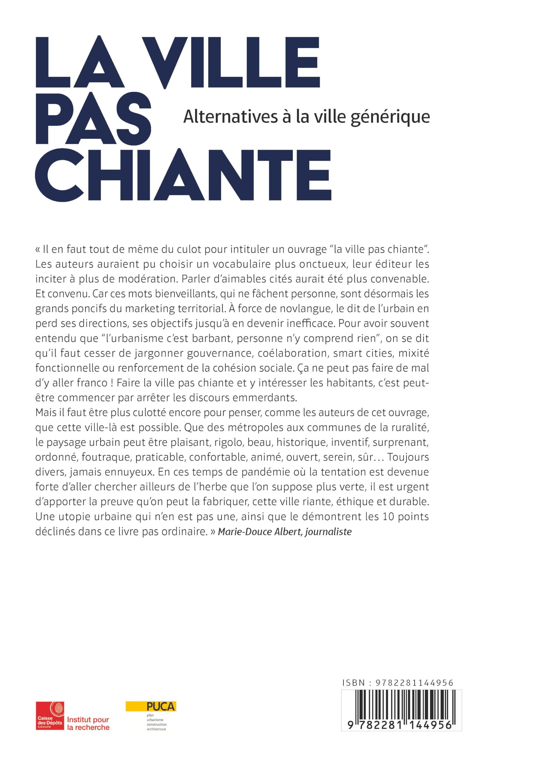 La ville pas chiante
