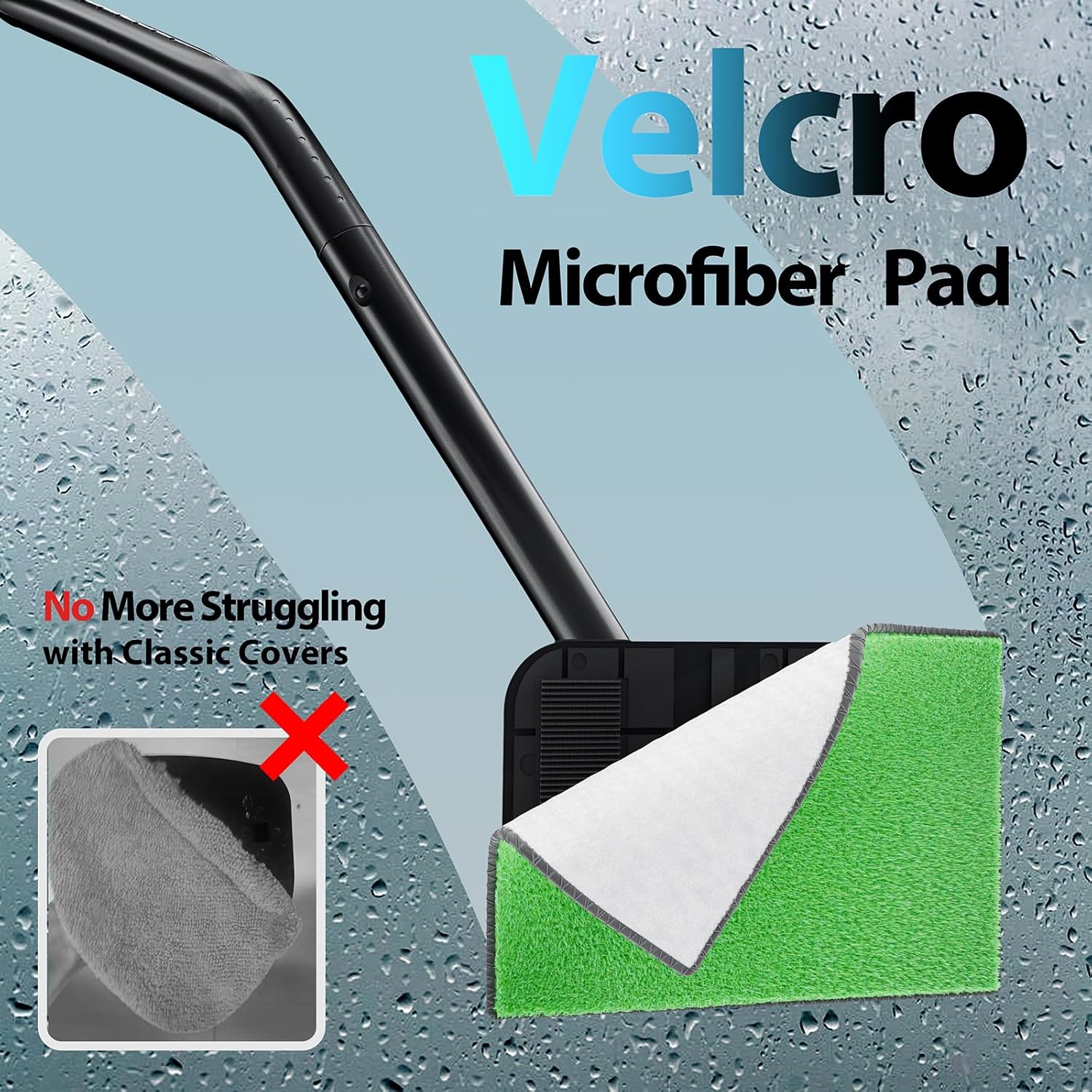 Car Windshield Cleaner Tool with Extendable Handle, Inside Auto Window