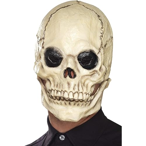 Smiffys Skull Mask, Foam Latex Size: One Size