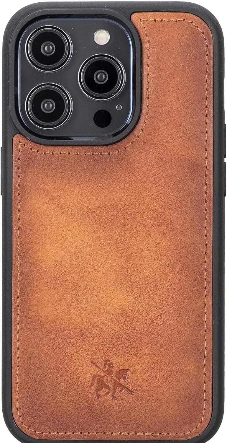 Venito Slim Magic Leather Wallet Case for iPhone 14 Pro Case Detachable iPhone Wallet for iPhone 14 Pro (6.1") (Antique Brown)