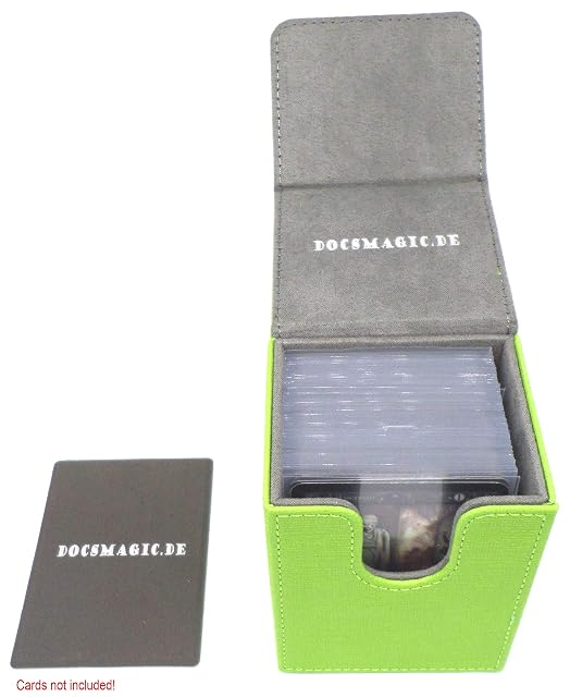 Foto 8 de 8 de docsmagic.de Premium Magnetic Tray Long Box Light Green Medium + 3 Flip Boxes - Verde Claro