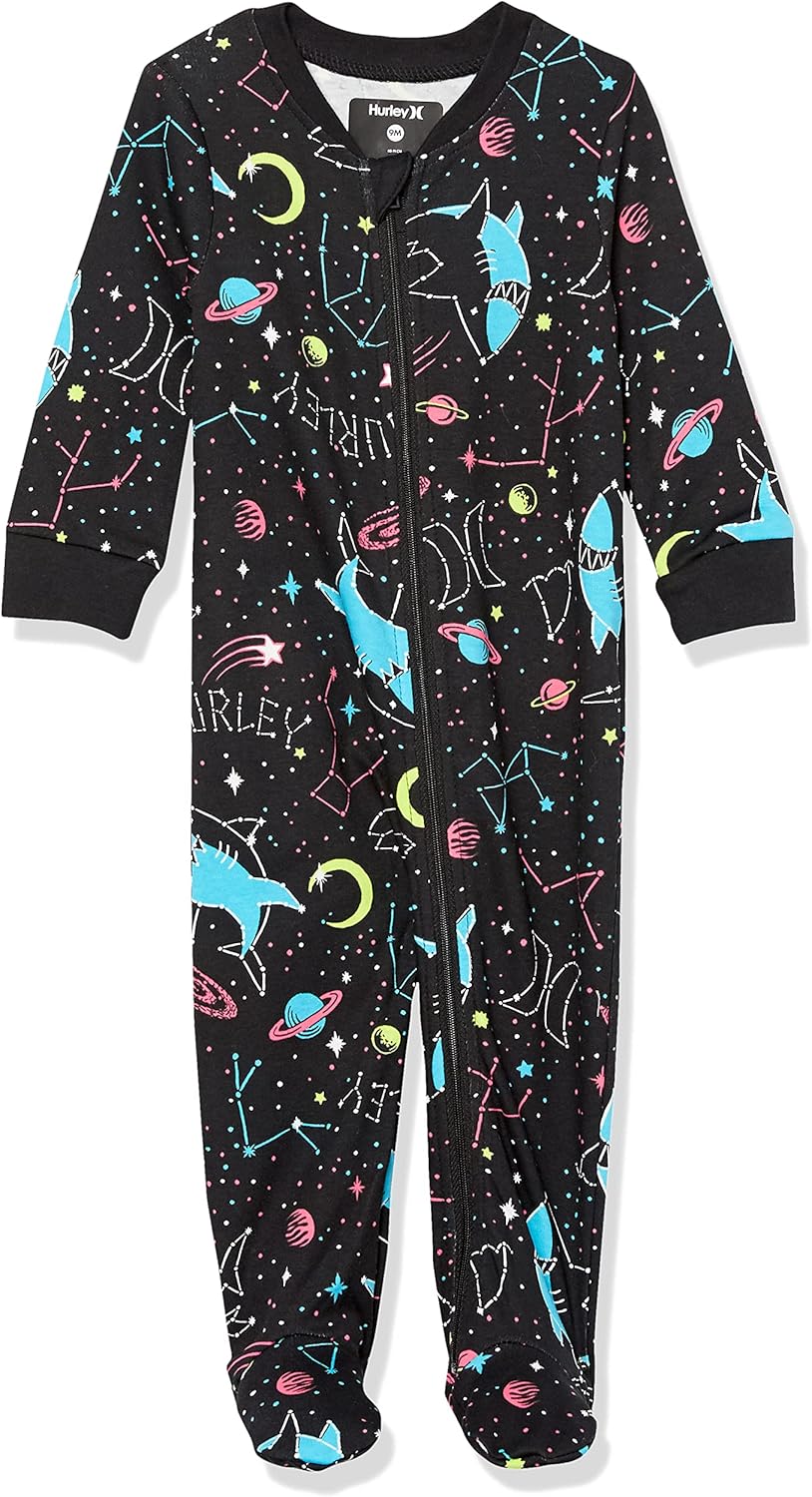 Hurley unisex-baby Footed Coverall: Clothing, Shoes & Jewelry