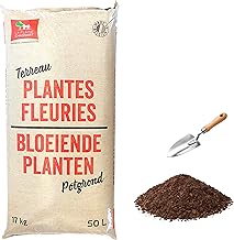 La Plaine Chassart - Terreau Plantes Fleuris 50L - Solution de Rempotage avec Argile - Toutes Variétés de Plantes Intérieur et Extérieur - Pot, Bac, Jardinière, Balconnière