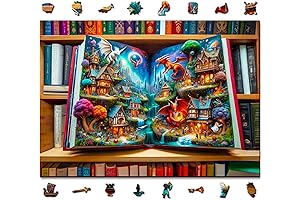 Wooden City Enchanted Tales 1000 Piece Puzzle: Bewitching Beauty for Puzzle Aficionados