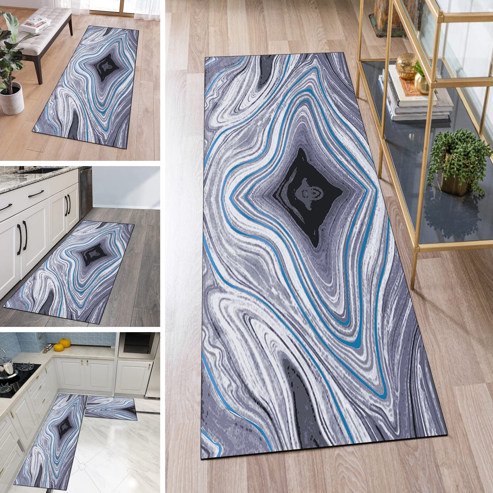 Alfombra antideslizante para pasillo lavable que protege tus suelos con estilo