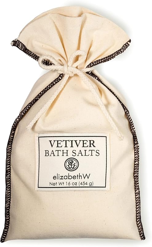 Sais de banho elizabeth W com fragrância de vetiver, 454 g