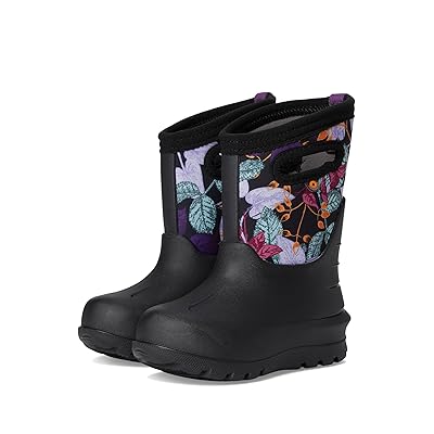 Bogs Kids Neo Classic Fall Foliage (Toddler/Little Kid/Big Kid) Kids Shoes Black