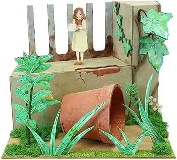 ジブリパーク　借りぐらしのアリエッティ　ミニチュア　ペーパークラフト 816DQNYmTvL._AC_UF350,