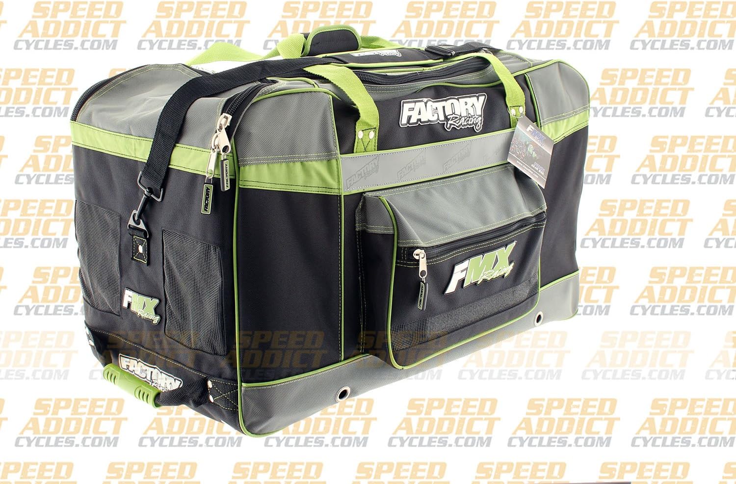 Factory FMX Motorcross Gear Bag XLarge Green : Automotive