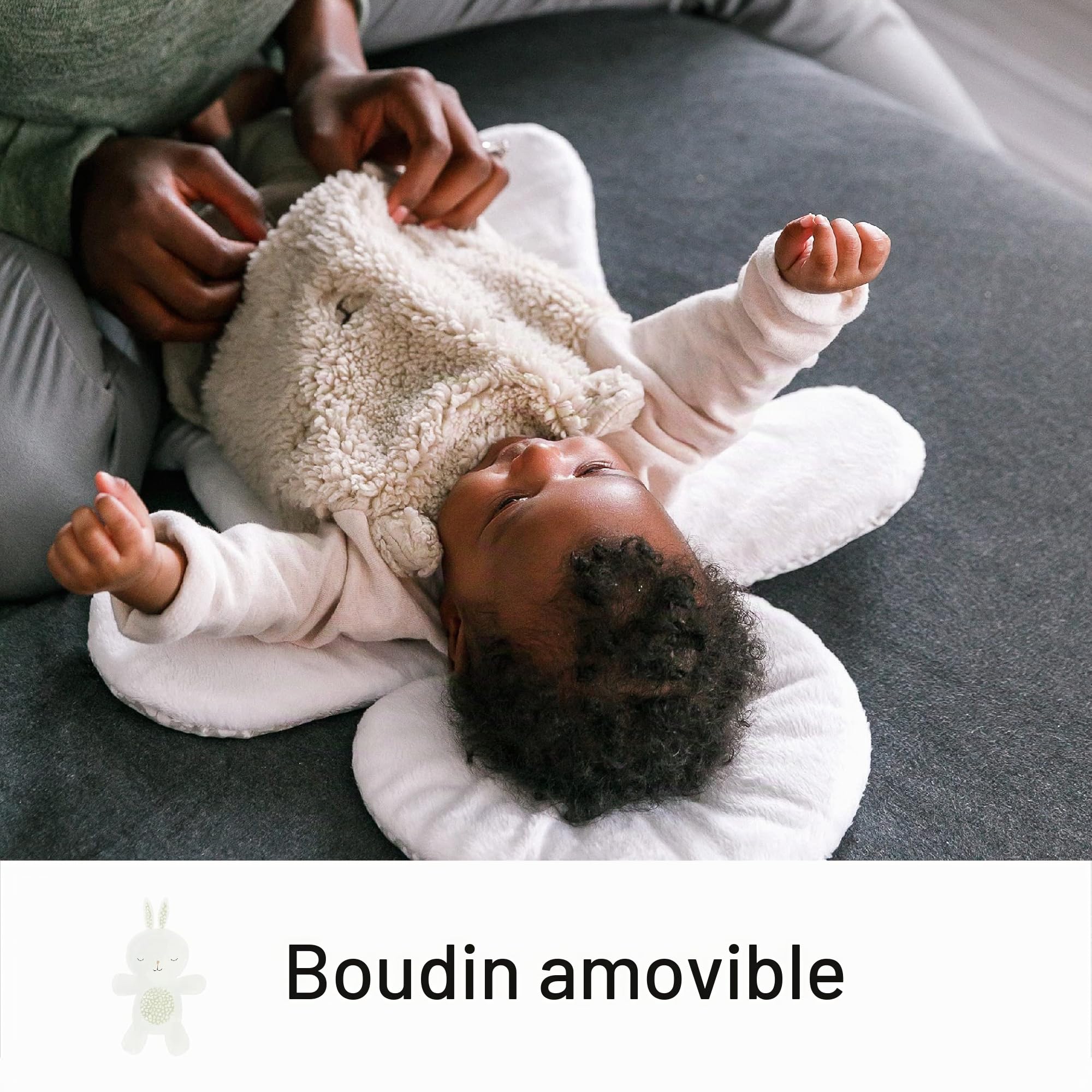 Ingenuity, Transat et Siège Sauteur - Twinkle Tails, 7 Mélodies et Vibrations Apaisantes, Arche de Lumière et Jeu Amovible, 2 Jouets D’activités, Ultra-Doux, Dès la Naissance à 9 kg