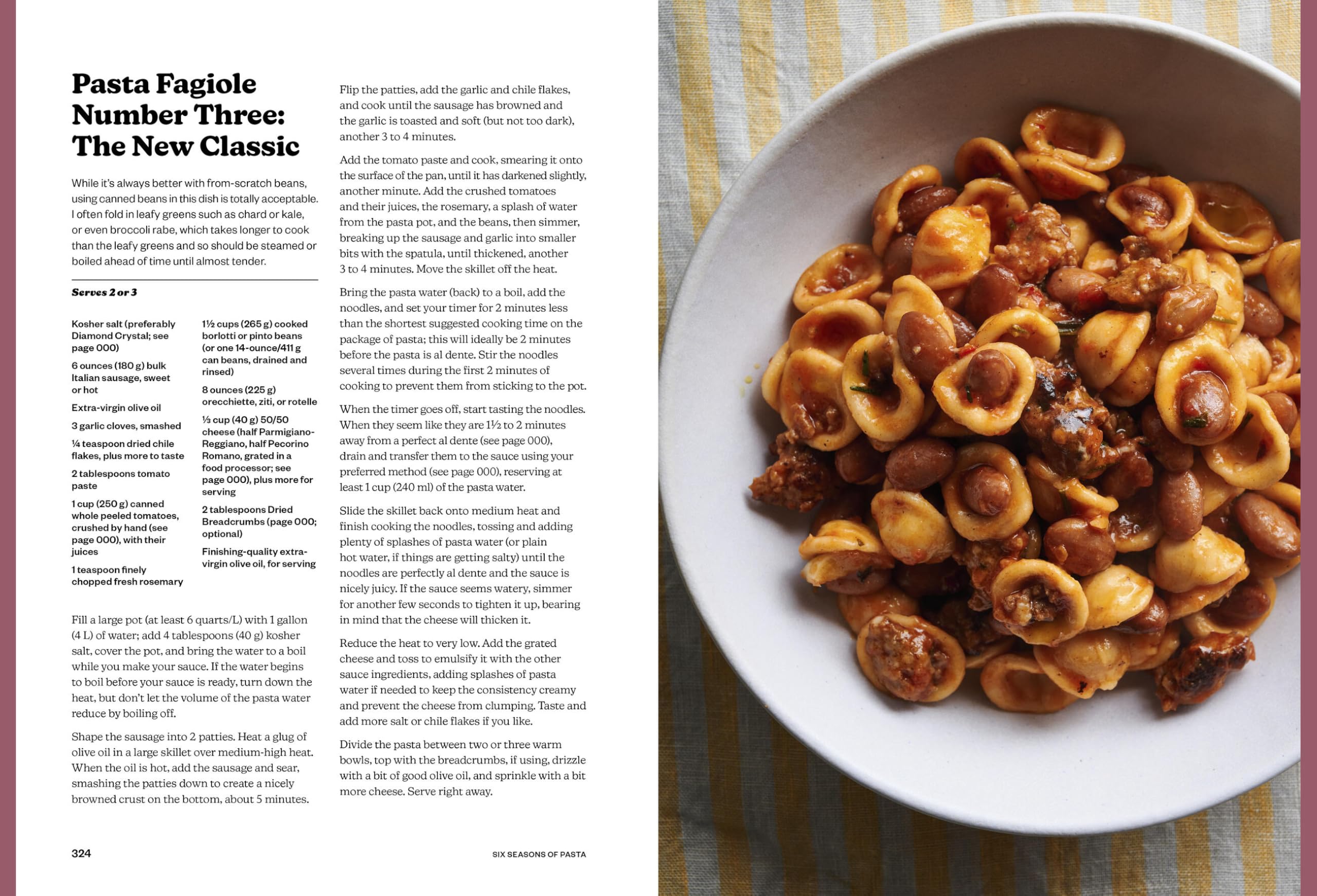Six Seasons of Pasta: A New Way with Everyone's Favorite Food
