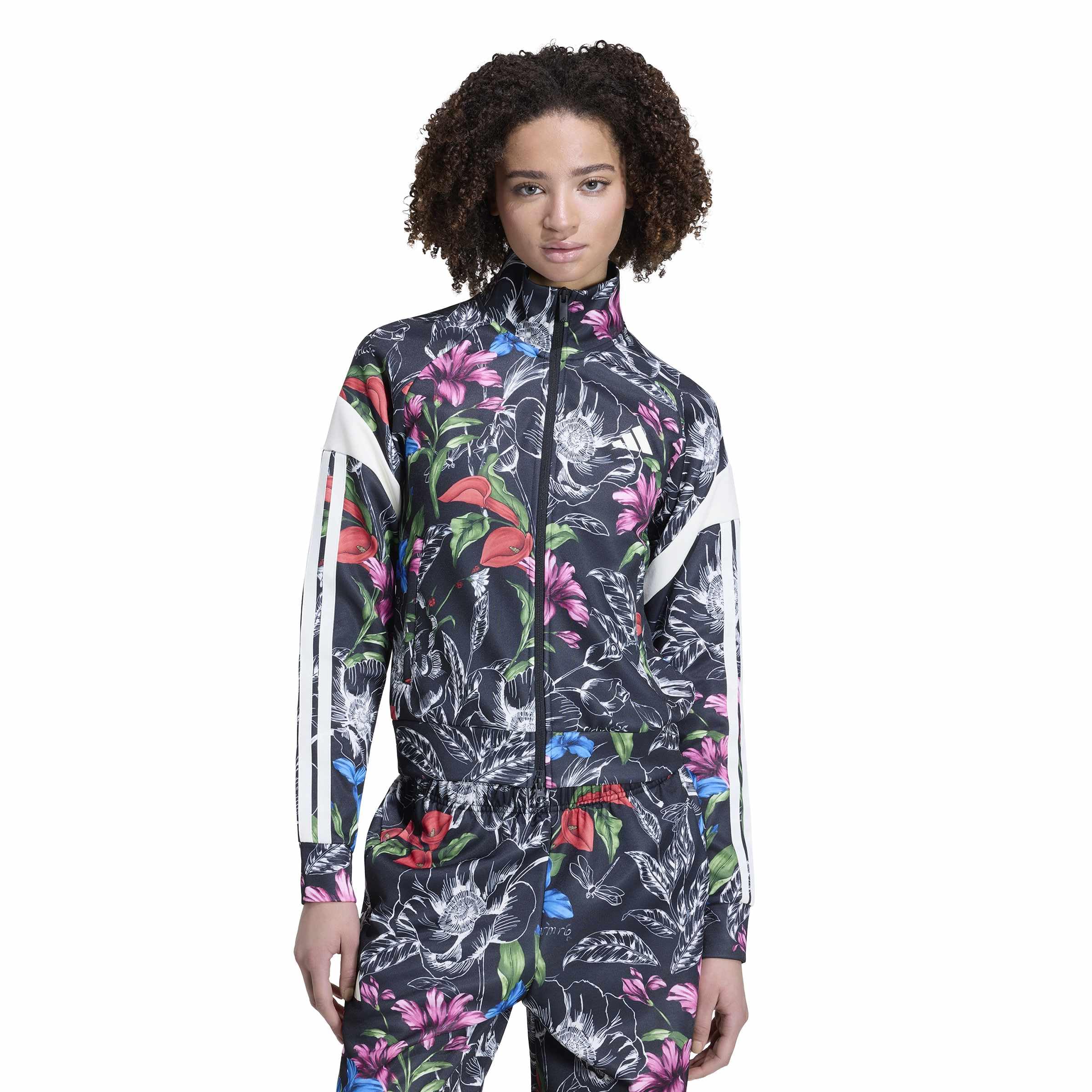 Womens X Farm Rio House Of Tiro Athletic Outerwear Casual - Black