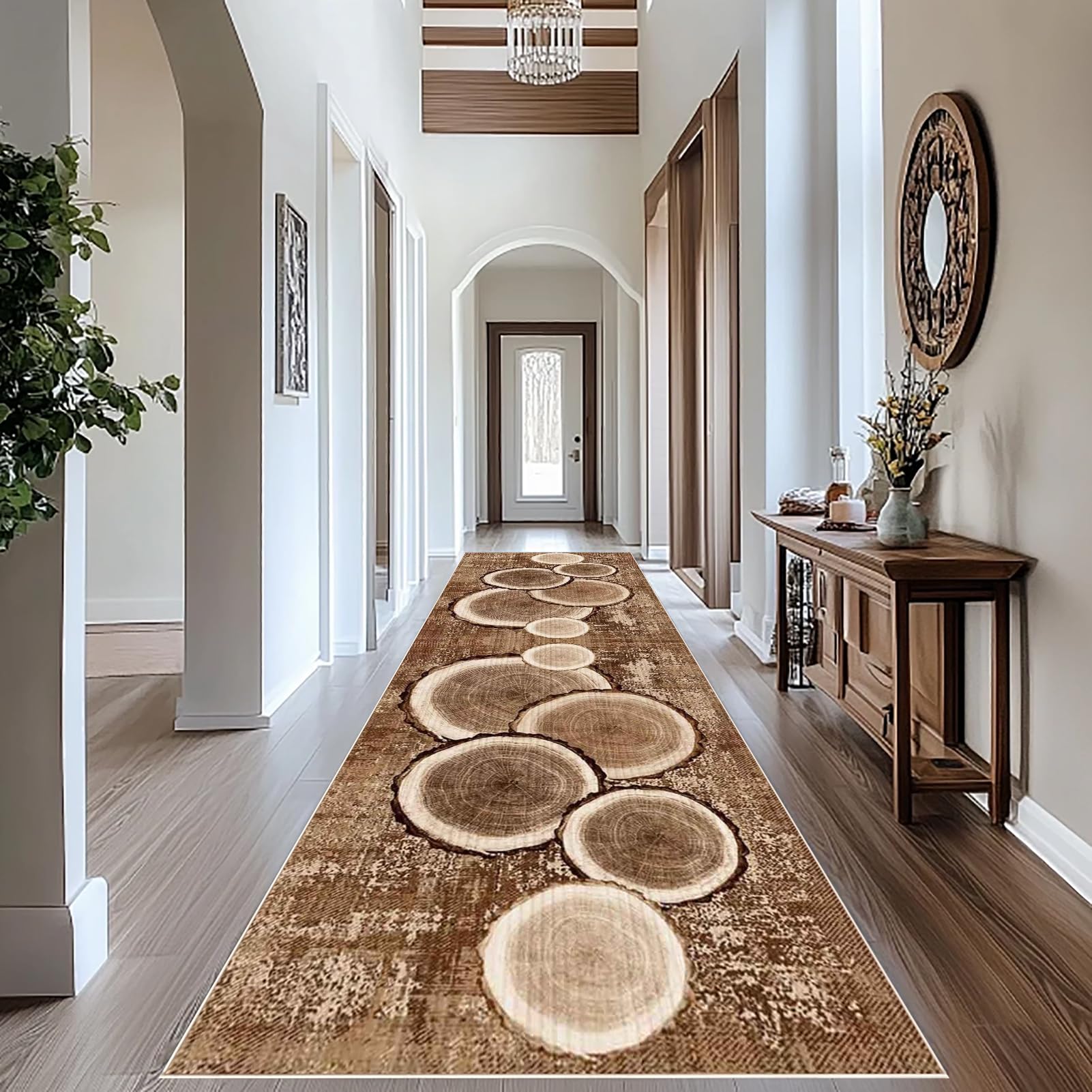 Rug Runners for Hallway Non Slip Carpet Runners for Hallways Long Kitchen Rug Washable Hall Runner mat 60 x 200 cm Area Rug Absorbent Carpet Floor Mat Narrow Corridor Rug Runner for Entrance Stair