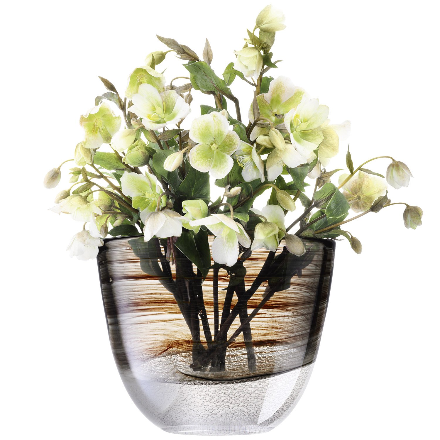 Amazon.co.jp: LSA(エルエスエー) フラワーベース(花器) ブラウン 高さ