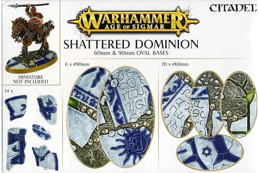 (未使用･未開封品)　WARHAMMER AOS： SHATTERED DOMINION： 60 ＆ 90MM OVAL 0pbj0lf Amazon.com: Games Workshop Warhammer Age of Sigmar Shattered