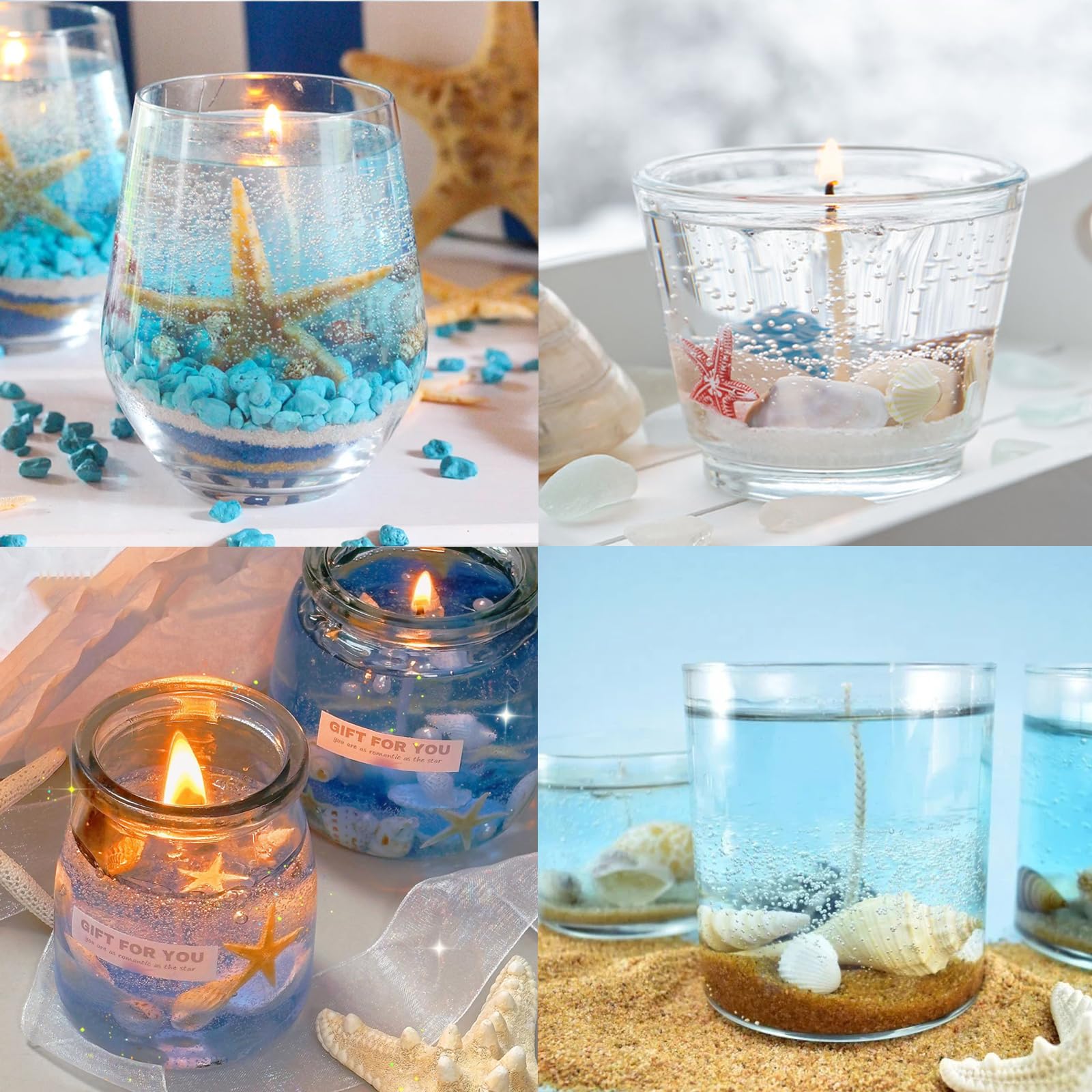 Kerzen Selber Machen Set,Gelees Wachs für Kerzenherstellung,Kerzen Gießen Set mit Wachsschmelztopf,Transparente Wachs für Kerzenherstellung und DIY Handwerk Wachskerzen Zubehör Küche, Haushalt & Wohnen