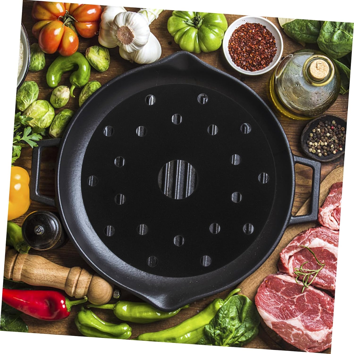 LABRIMP Thermal Guide Plate for Induction Cooktop Pot Heat Conduction Fin Home Cookware