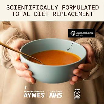 Adday Meal Replacement Soup - Tomato & Roasted Pepper - 7 Meals | Meal Replacement Soup, 20g Protein, Low Calorie Total Diet Replacement, Vegetarian, Gluten Free & Halal
