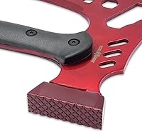 Vista 3 de Ridge Runner Martillo táctico multiherramienta y hacha con funda (rojo)