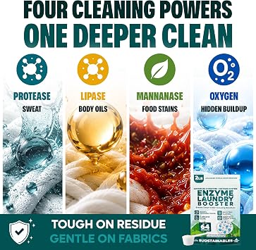 Sudstainables Enzyme Laundry Booster Powder, 2 lb