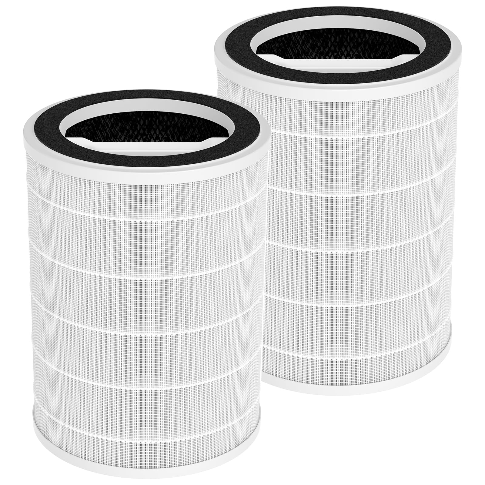 2 Pack Filter Replacement for G200S/G200 Air Puri-fier, 3-in-1 H13 True HEPA Replacement Filter and Activated Carbon Air Filter for Pet Hair Dander Pollen Smoke Odor Kitchen Smells