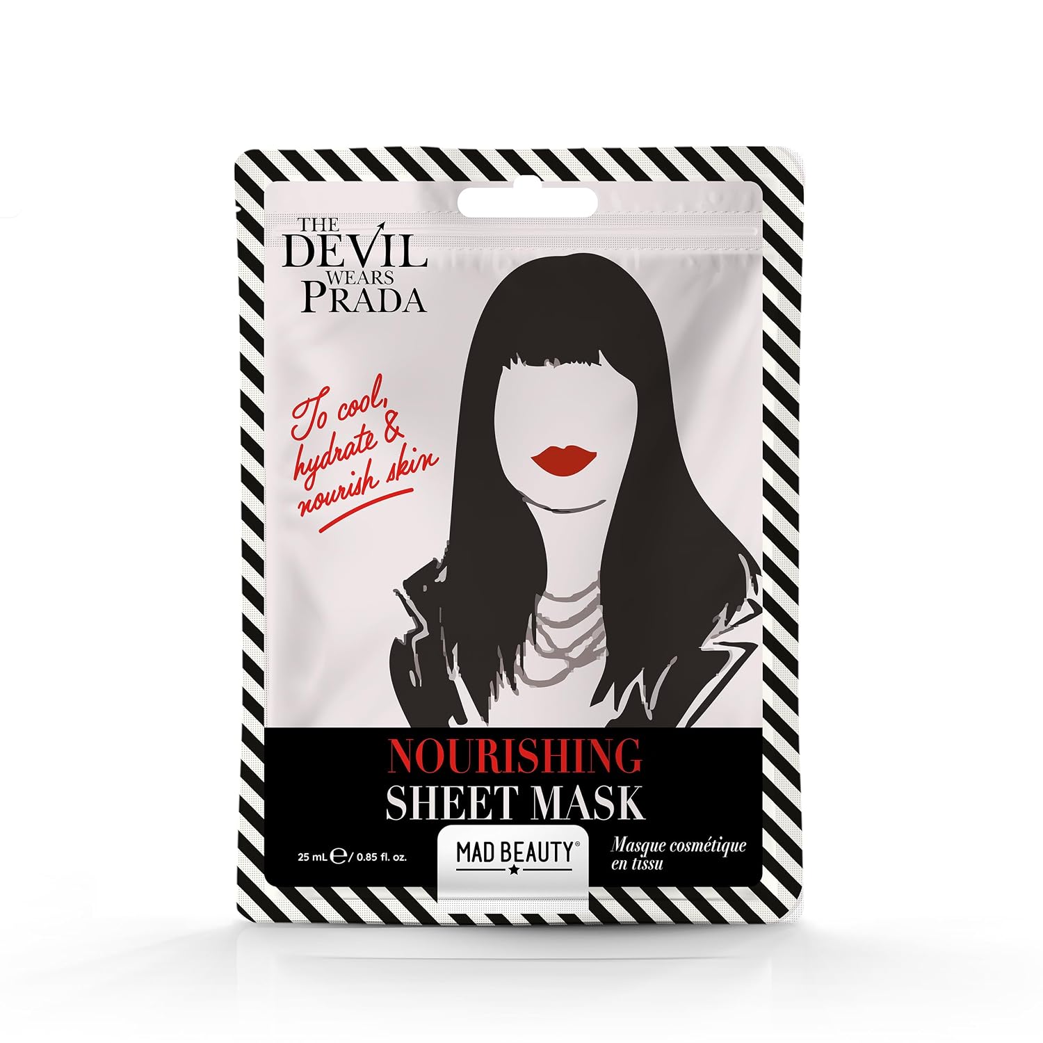 The Devil Wears Prada | Face Mask Trio | Officially Licensed | Hyaluronic Acid Sheet Masks | Skincare Set | Mad Beauty | 3 Pack