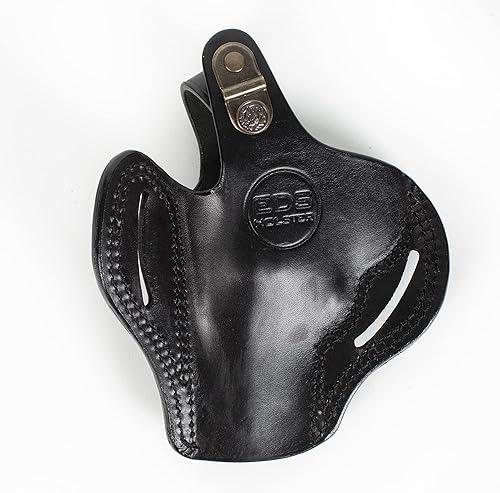 Miniatura 2 de Funda EDS para Ruger GP100 357 Magnum 44 Special 3 pulgadas OWB Funda de cuero
