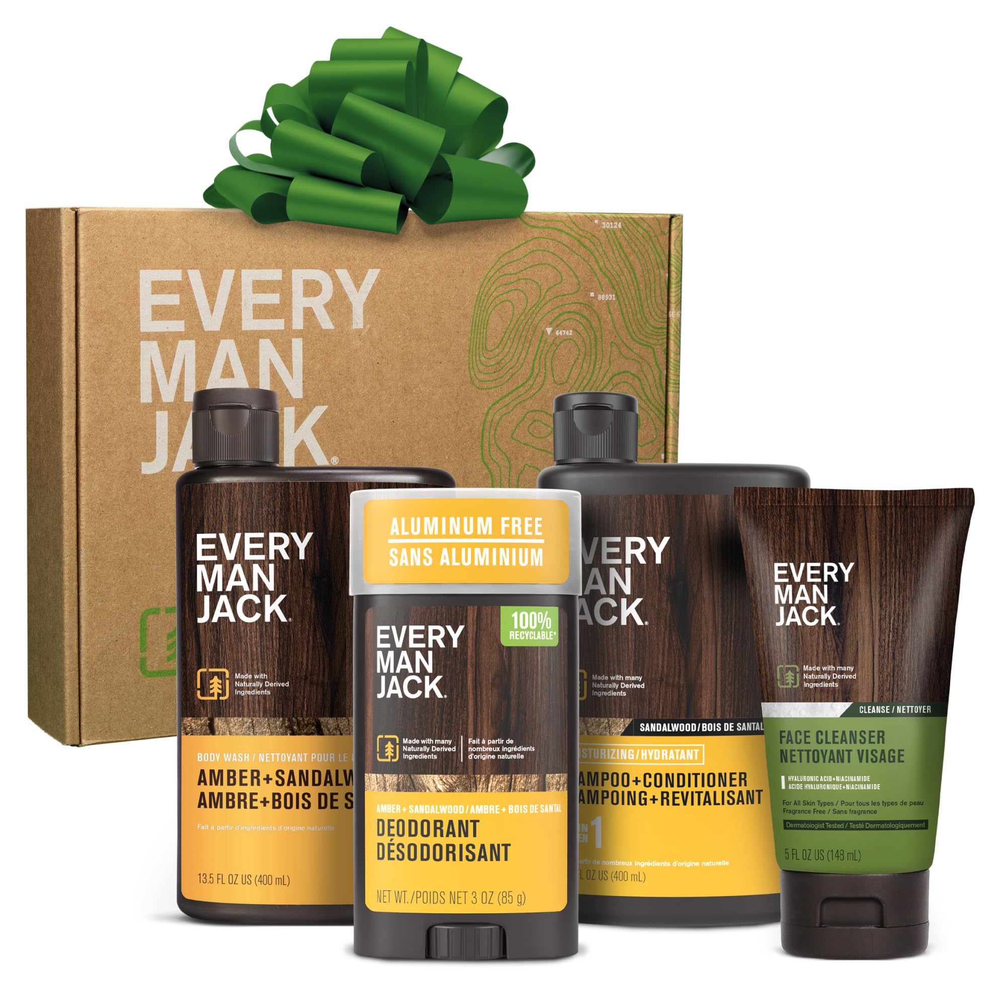 Every Man Jack Men's Bath and Body Gift Set - bath and bathing accessories | Mubboo