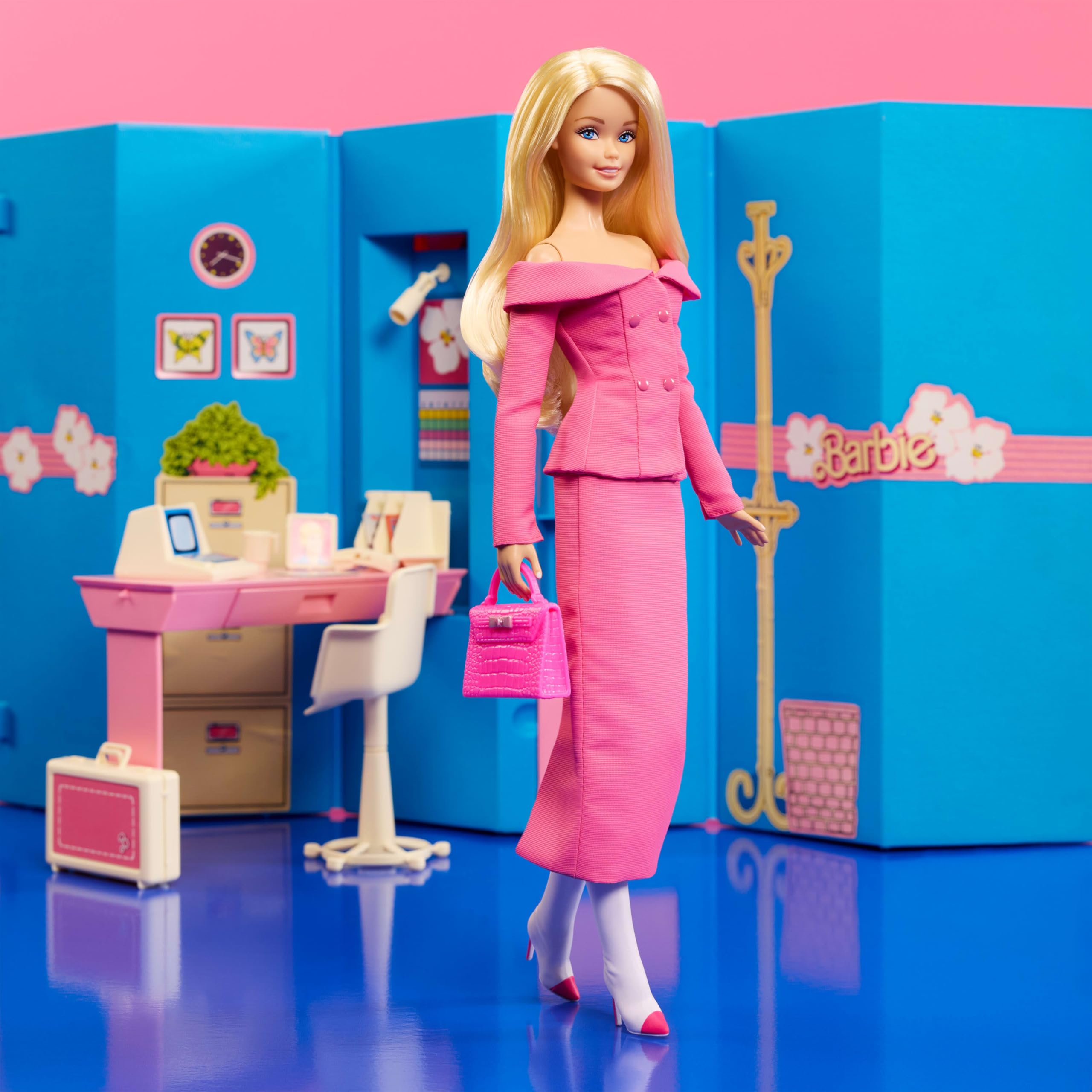 Barbie Signature Styled by Andrew Mukamal Fashion Doll, Collectible with 3 Day-to-Night Looks & Accessories, Includes Stand, JBH81 - Image 2