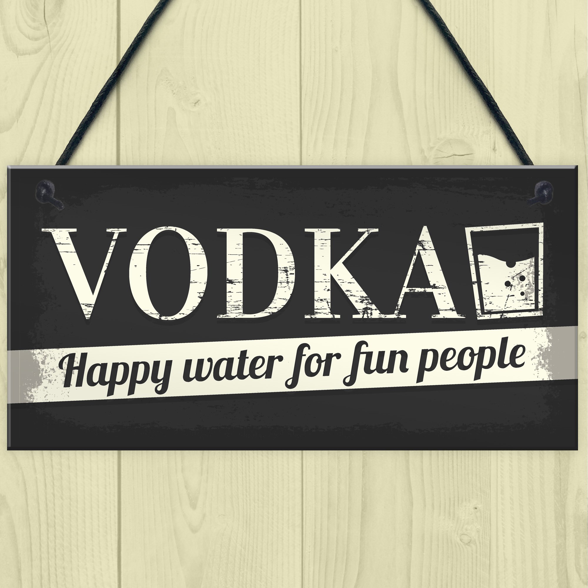 RED OCEAN Barschild Mit Spruch – Witziges Geschenk Für Bar, Garten Oder Männerhöhle (20x10 Cm)