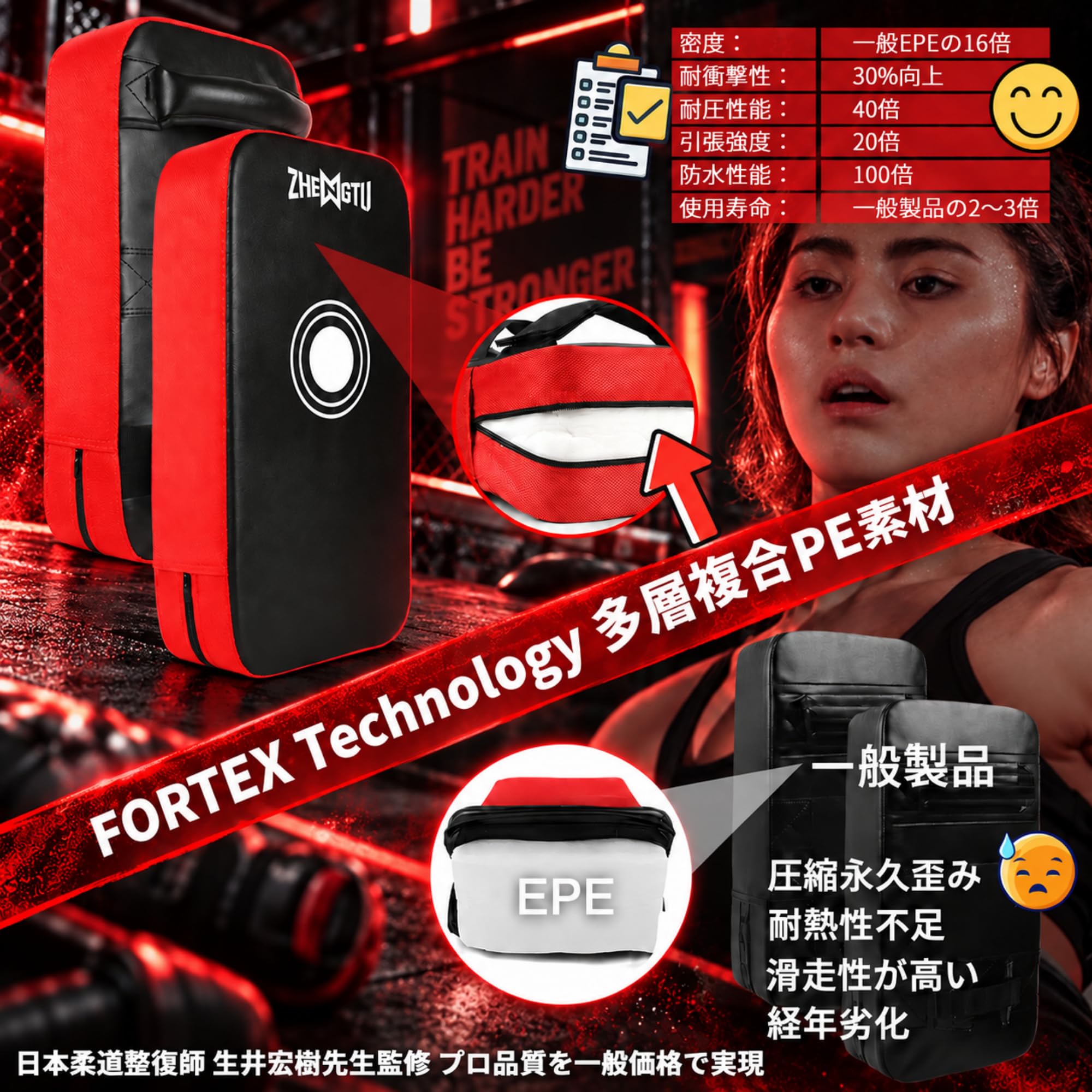 Amazon | ZHENGTU キックミット 2個セット 空手 ボクシング パンチング