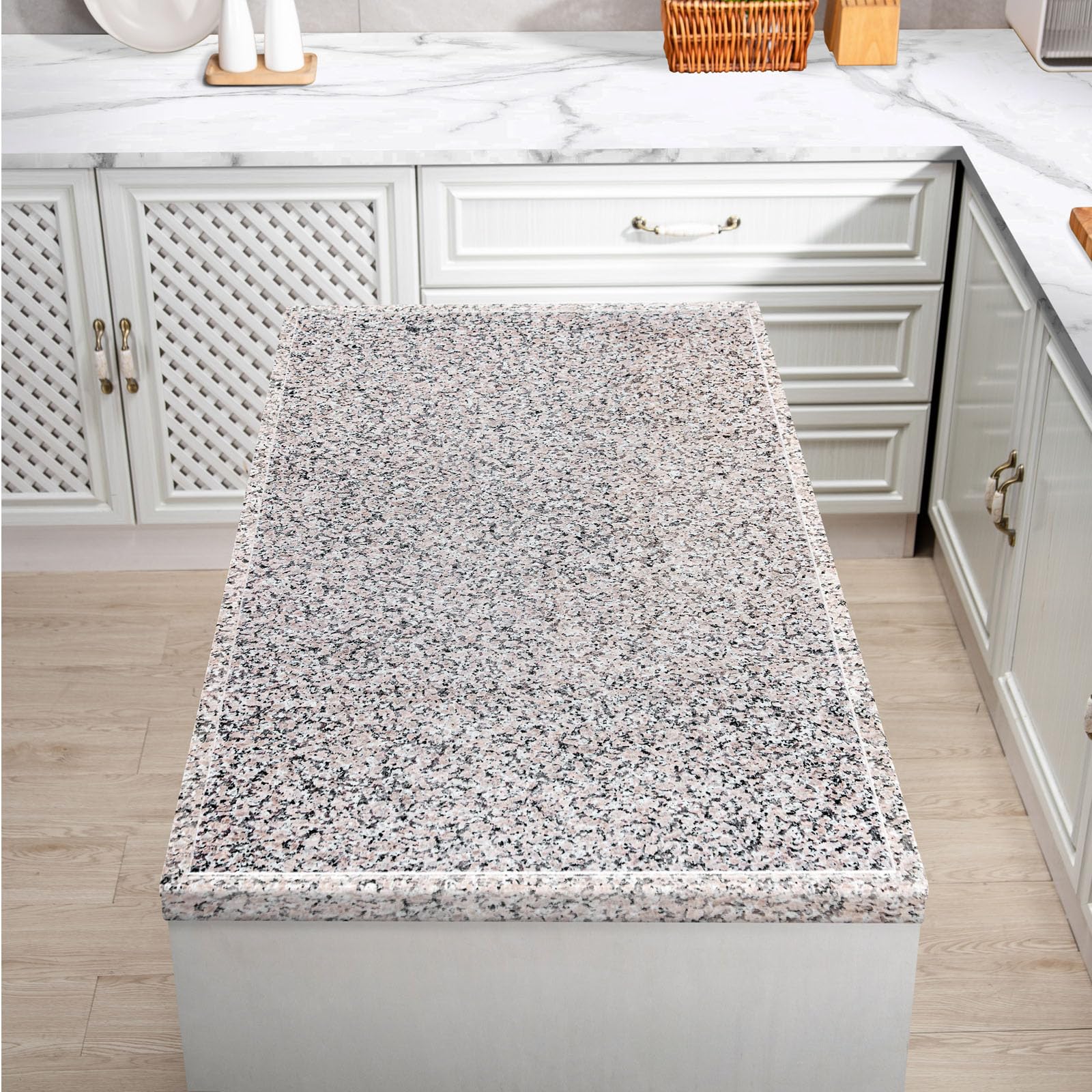 Clear Silicone Countertop Protector Mat, Non Slip & Heat Resistant Mats for Kitchen Countertop (23.6