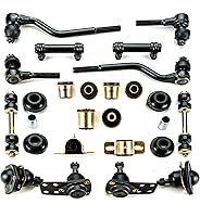 Vista 1 de Andersen Restorations - Kit de reconstrucción de suspensión frontal de poliuretano negro compatible con Chevrolet Chevy II/Nova OEM Spec reemplazos
