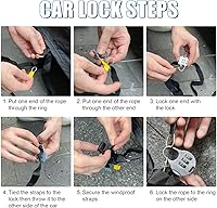 Vista 9 de Funda impermeable de repuesto para camioneta Nissan Frontier Crew Cab cama de 5 pies, 6 capas para todo tipo de clima, cubierta de camión con puerta