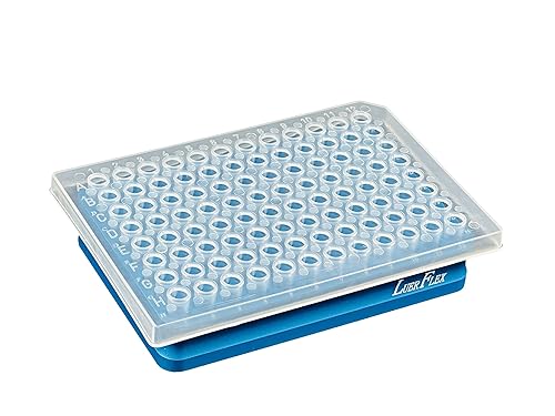 Miniatura 4 de Tubo de bloque de enfriamiento de aluminio Cool Rack 96 Pozos para 0.0 fl oz 0.0 fl oz 96 PCR Placa Tiras Paquete de 1