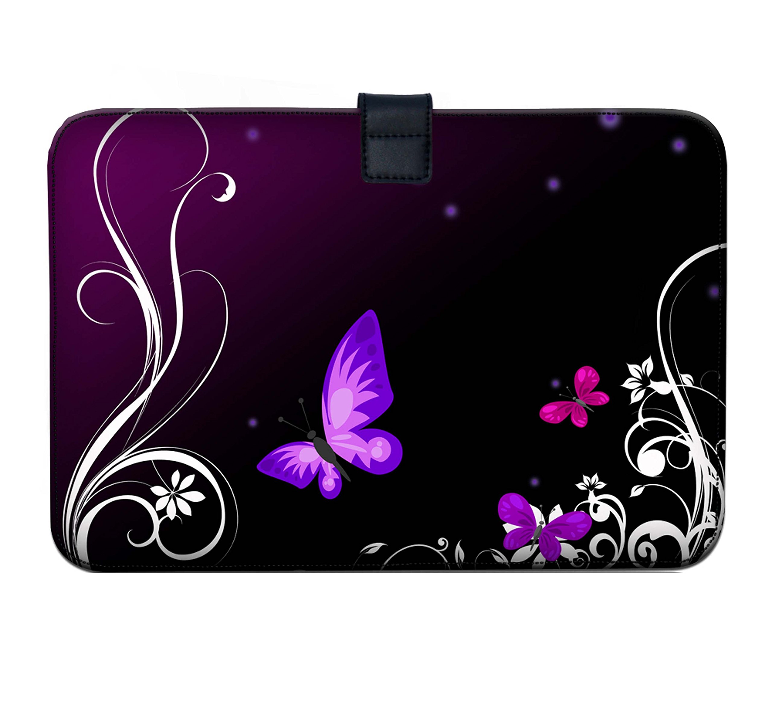 LUXBURGSuper Slim Sleeve Soft Case Bag for 11 inch Apple MacBook Air Series - Butterflies Artwork