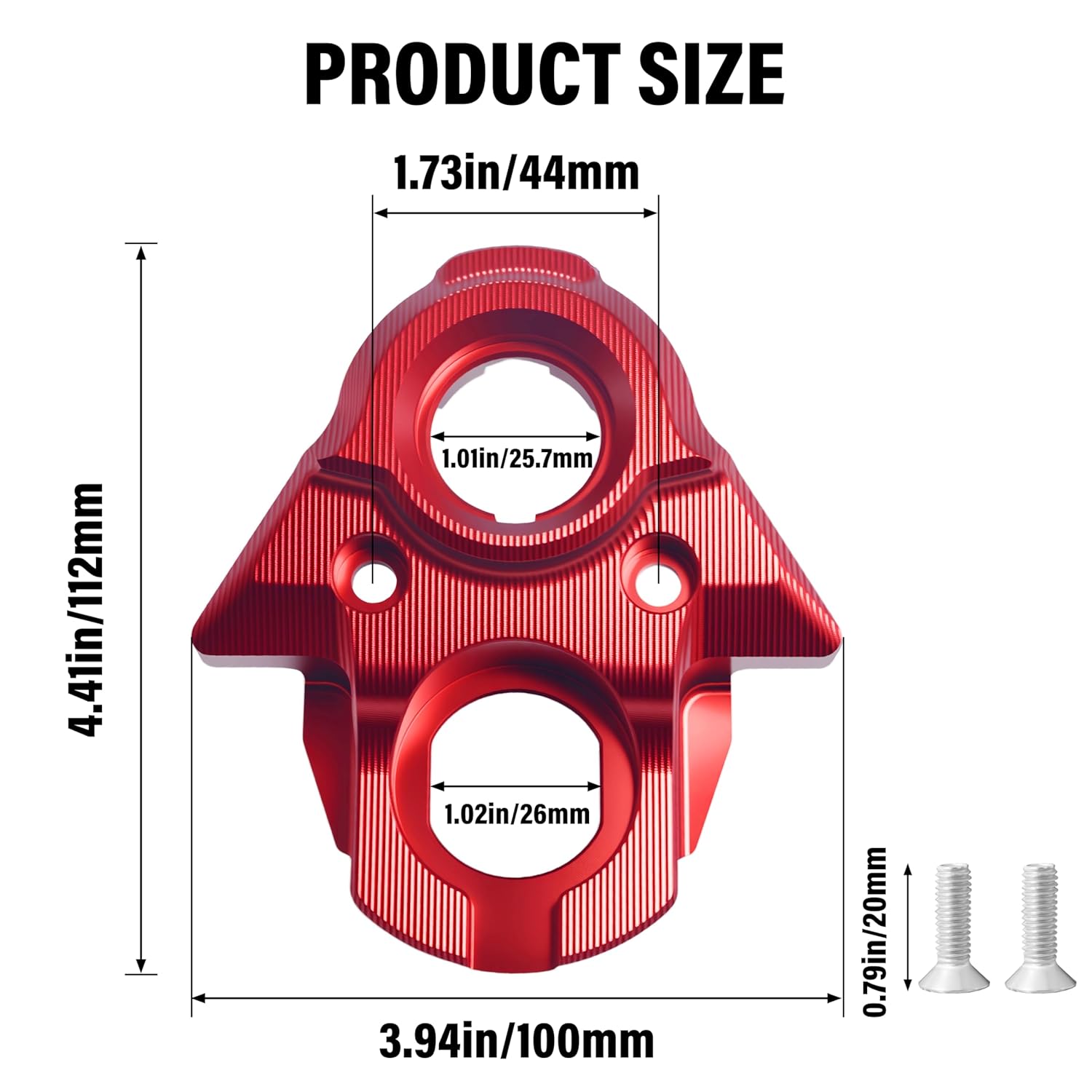 CNC Aluminum Ignition Key Switch Cover & Lock Cylinder Guard, Compatible with Surron Light Bee/X/S/LBX/Ultra Bee & Segway X160/X260 Electric Dirt Bike Accessories (Red)